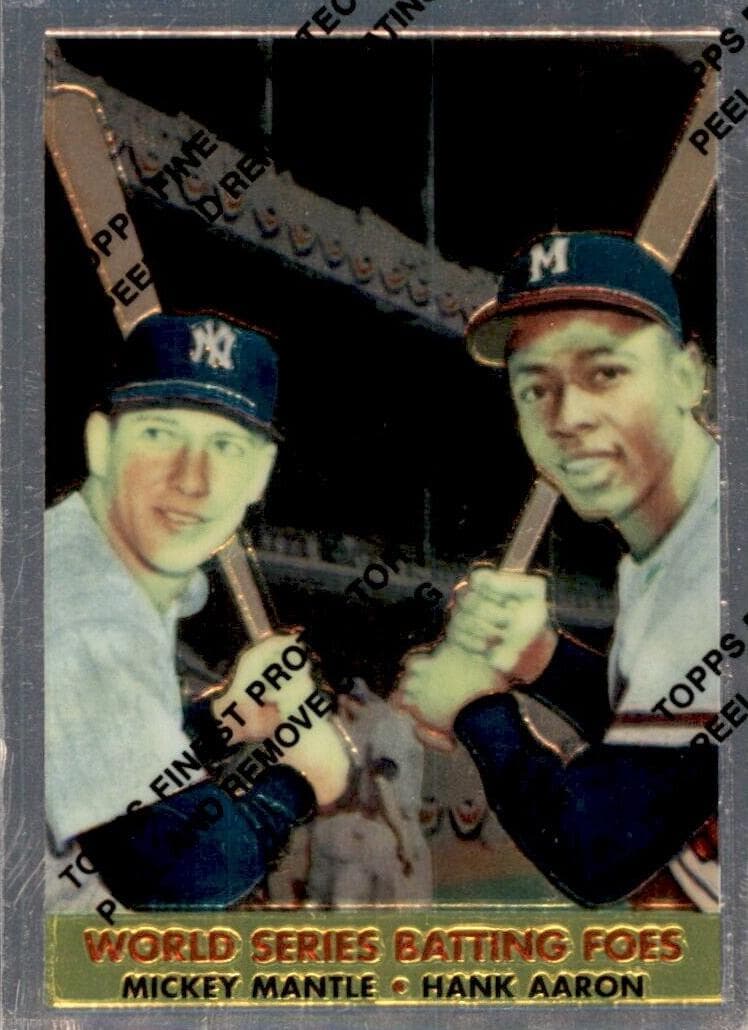 World Series Batting Foes (Mickey Mantle / Hank Aaron) #418