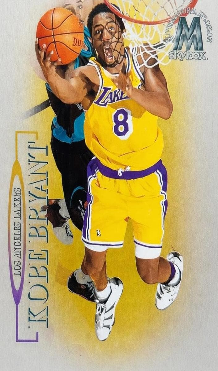 Kobe Bryant 1998 skybox Molten Metal