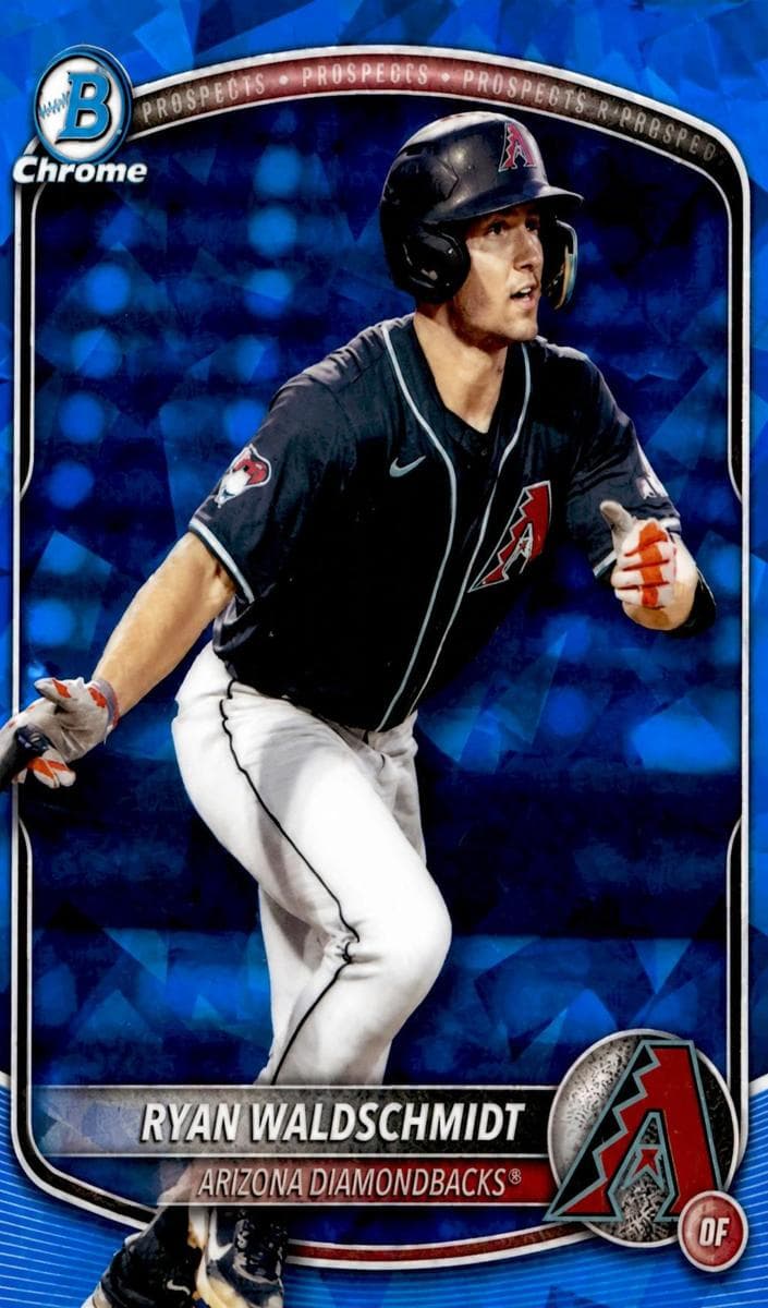Ryan Waldschmidt 2025 bowman Bowman Draft Sapphire