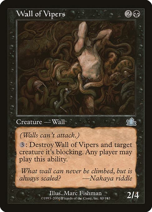 Wall of Vipers 2000 Magic: The Gathering