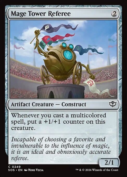 Mage Tower Referee 2026 Magic: The Gathering Secrets of Strixhaven Foil