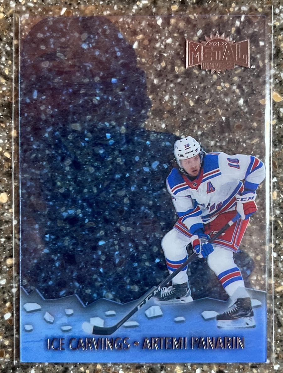 Artemi Panarin 2021 fleer SkyBox Metal Universe