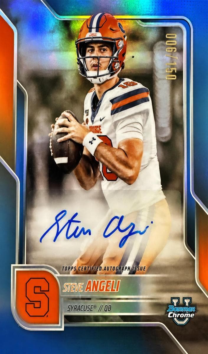 Bryce Underwood 2025 bowman Bowman University Chrome