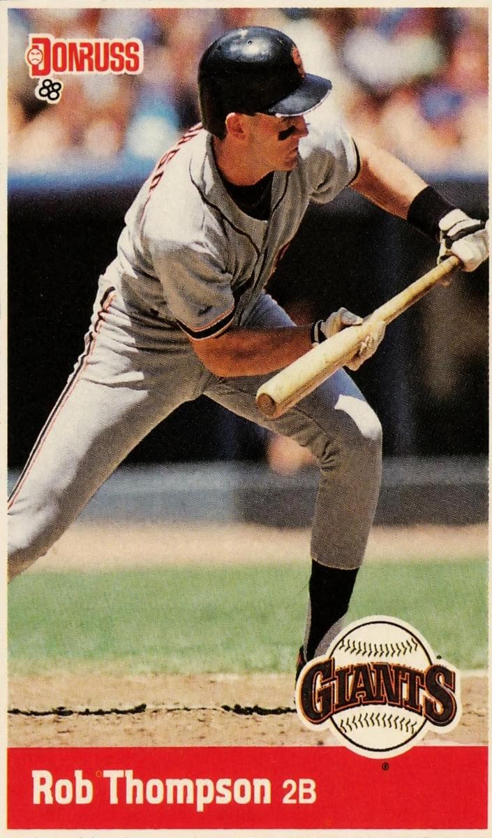Rob Thompson 1988 panini Donruss
