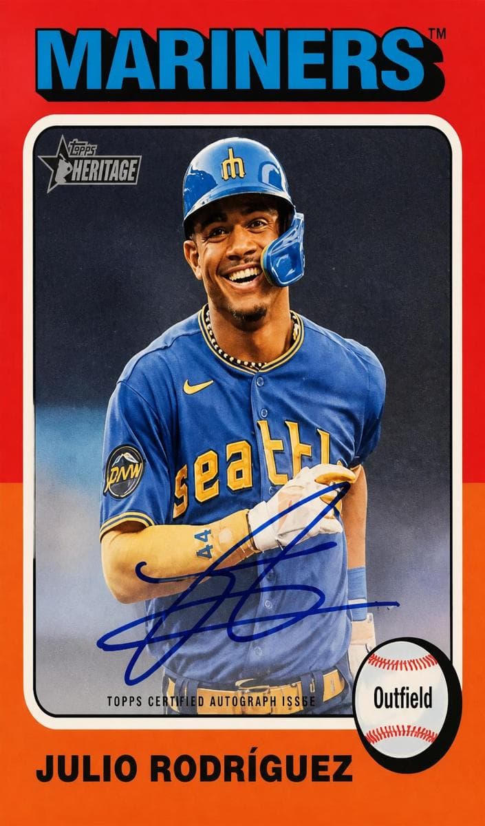 Julio Rodríguez 2024 topps Topps Heritage