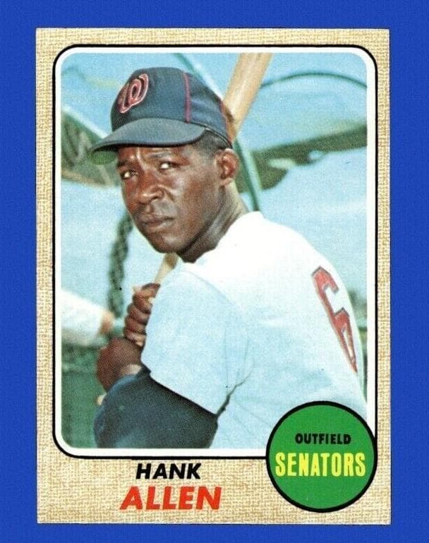 Hank Allen 1968 topps Topps