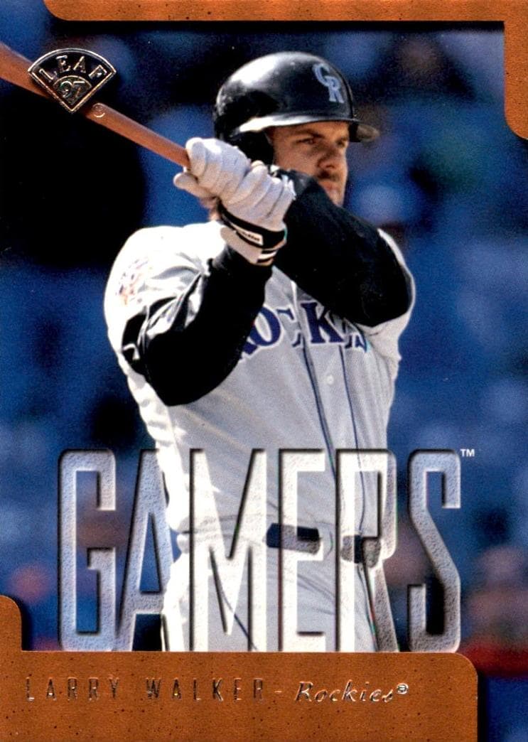 Larry Walker 1997 leaf Leaf