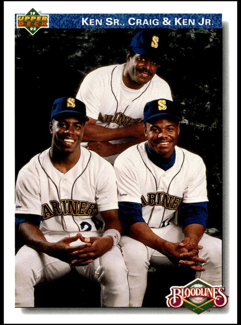 Ken Griffey Sr. / Craig Griffey / Ken Griffey Jr. 1992 upper-deck Upper Deck