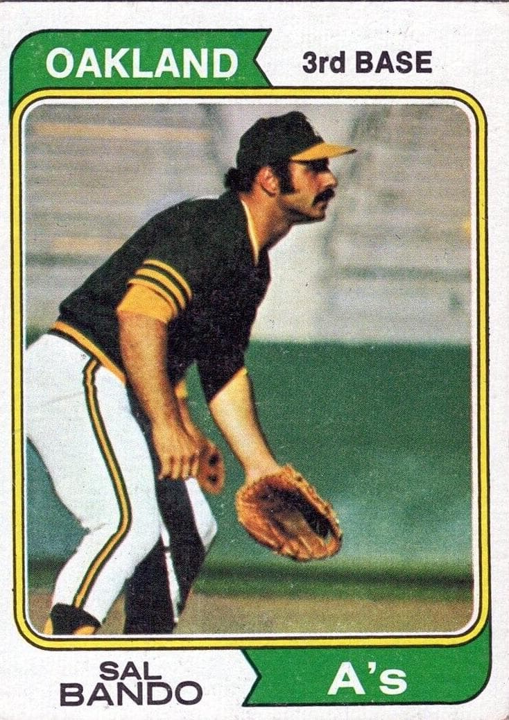 Sal Bando 1974 topps Topps