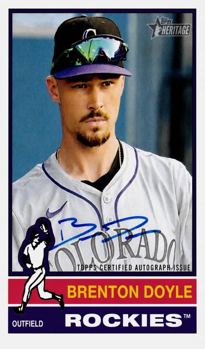 Brenton Doyle 2025 topps Topps Heritage