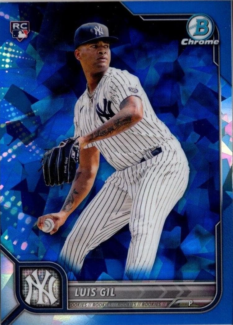 Luis Gil 2022 bowman Bowman Chrome Sapphire Edition