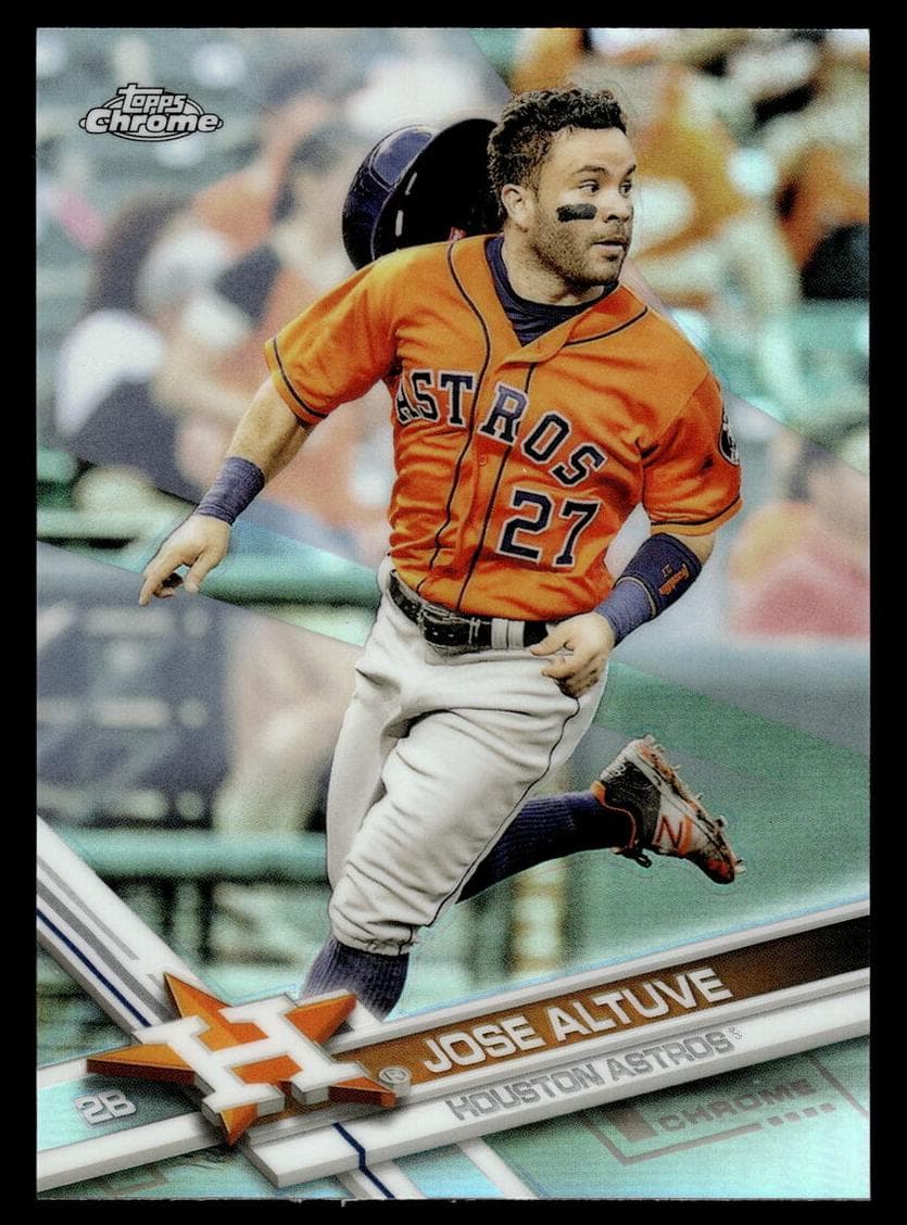 Jose Altuve 2017 topps Topps Chrome