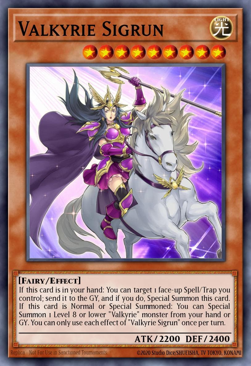 Valkyrie Sigrun 2010 Yu-Gi-Oh!