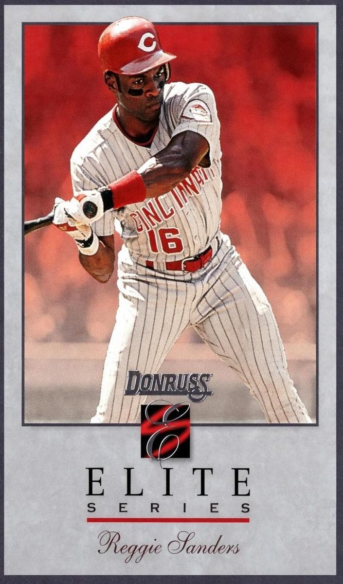 Reggie Sanders 1996 panini Donruss
