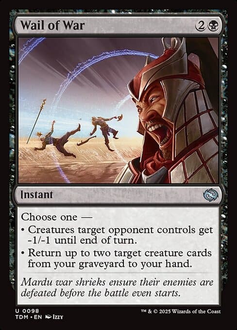 Wail of War 2025 Magic: The Gathering Tarkir: Dragonstorm