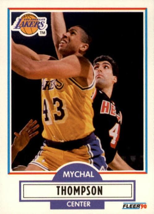Mychal Thompson 1990 fleer Fleer