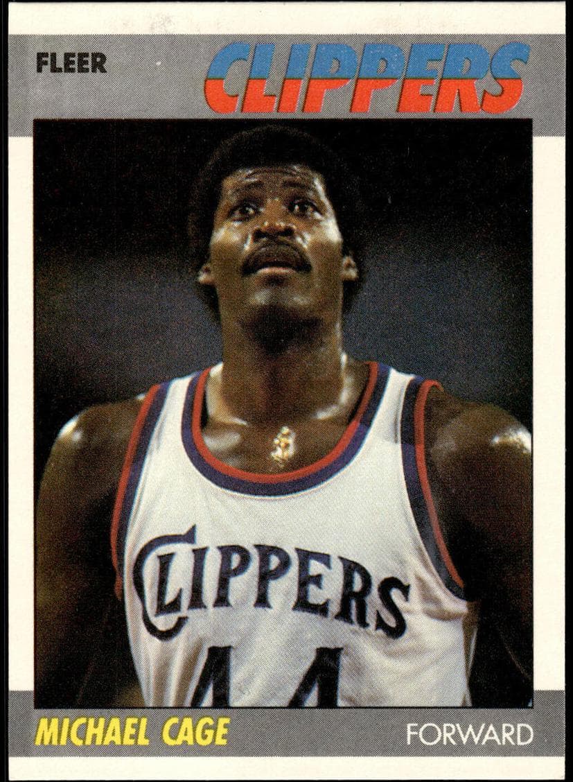Michael Cage trading card