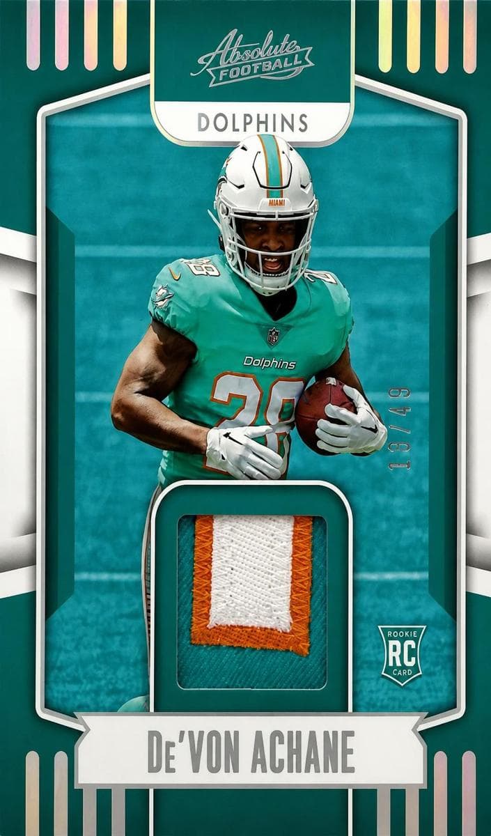 De'Von Achane 2023 panini Panini Absolute