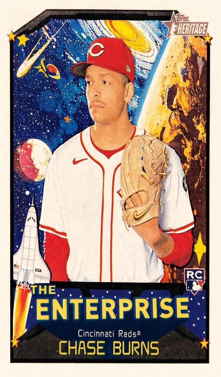 Chase Burns 2026 topps Topps Heritage