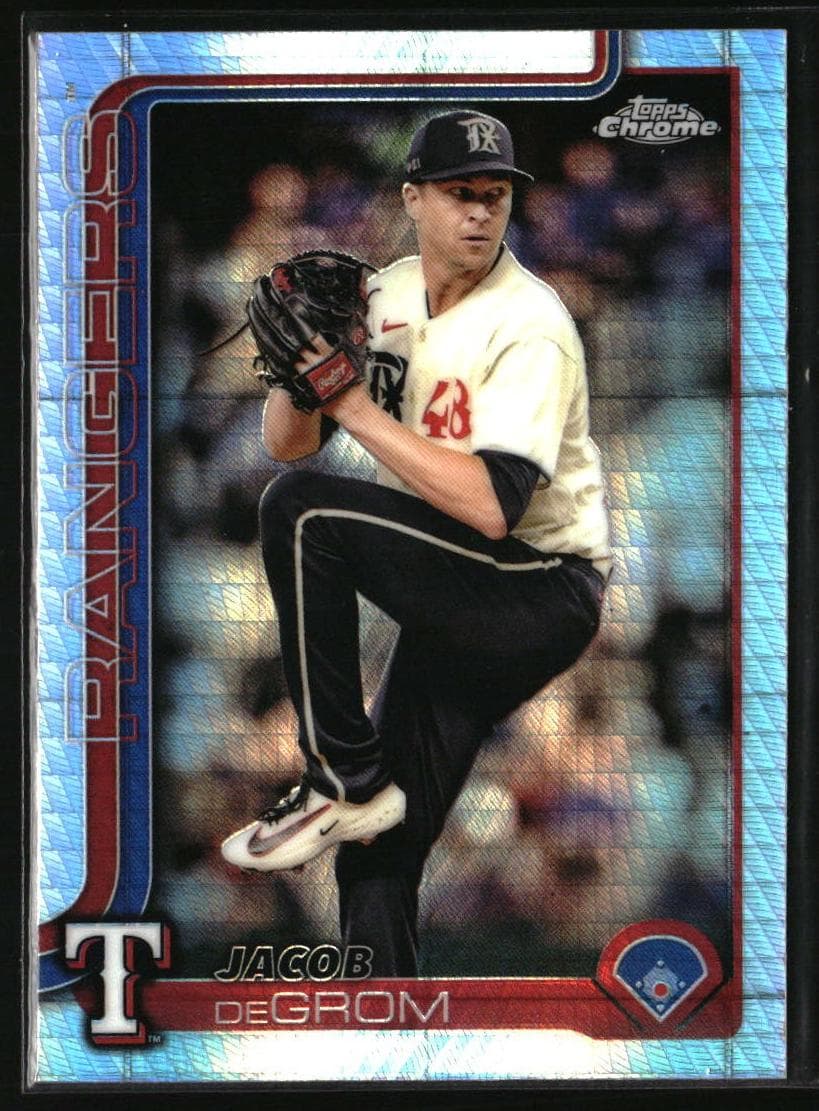 Jacob deGrom 2025 topps Topps Chrome Sapphire