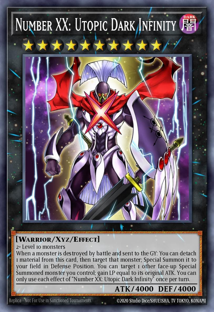 Number XX: Utopic Dark Infinity 2019 Yu-Gi-Oh! Dark Neostorm