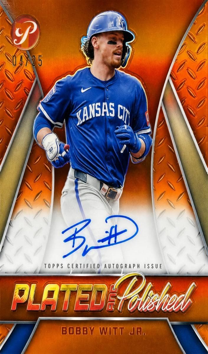 Bobby Witt Jr. 2025 Topps Pristine auto card
