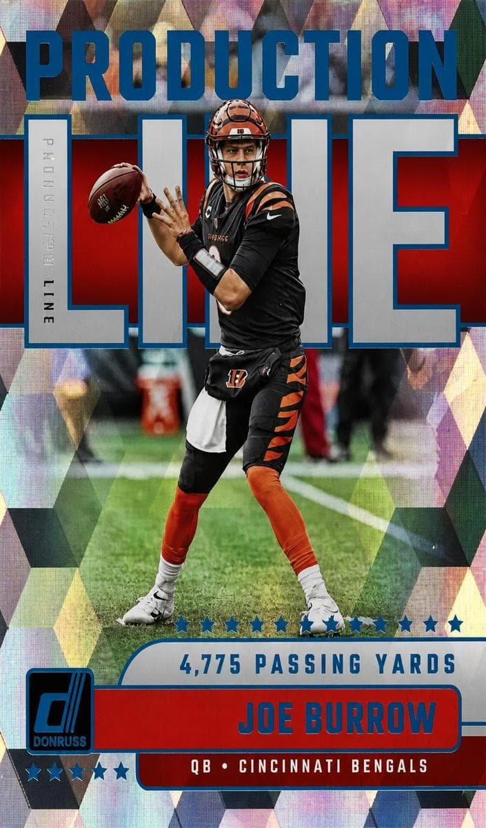 Joe Burrow 2023 panini Panini Donruss