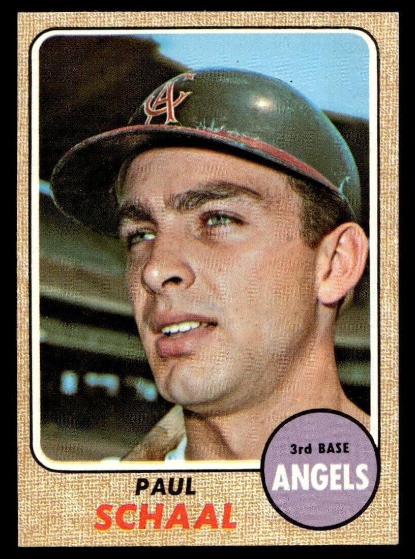 Paul Schaal 1968 topps Topps