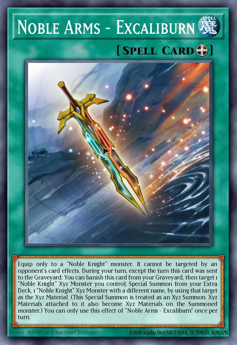 Noble Arms - Excaliburn 2013 Yu-Gi-Oh! Shadow Specters