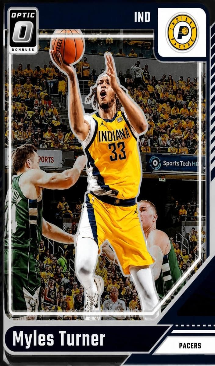 Myles Turner 2024 panini Donruss Optic
