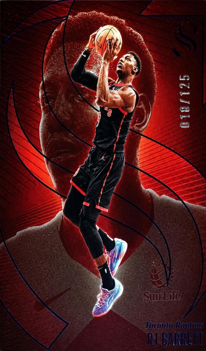 RJ Barrett 2024 panini Panini Silhouette