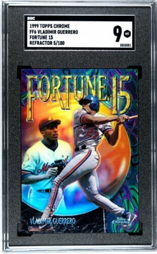Vladimir Guerrero 1999 topps Topps Chrome