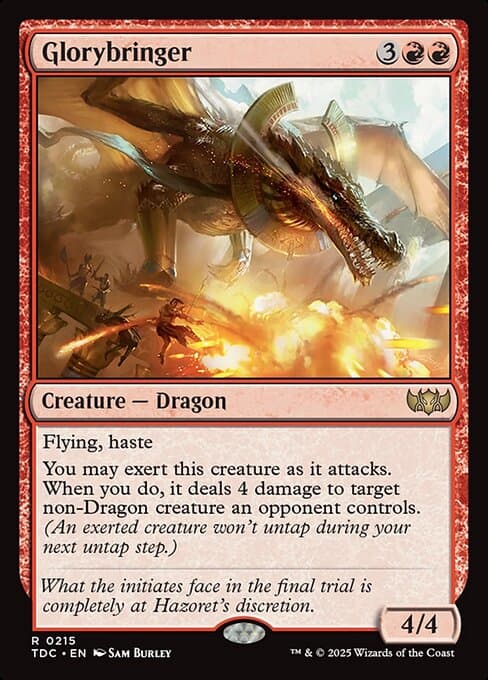 Glorybringer 2017 Magic: The Gathering Amonkhet Foil