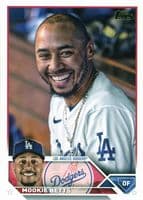 Mookie Betts 2023 topps Topps Golden Mirror Image Variation