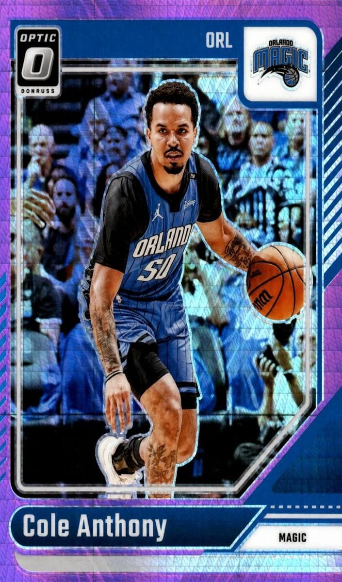 Cole Anthony trading card