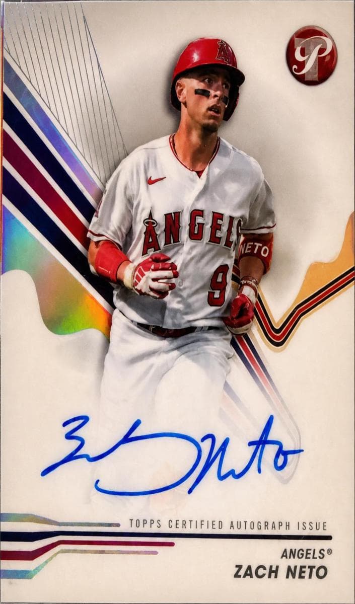 Zach Neto 2024 topps Topps Pristine