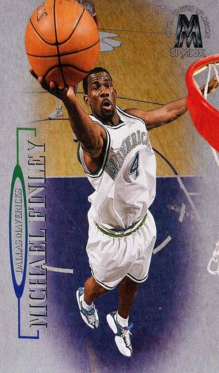 Michael Finley 1998 skybox Molten Metal