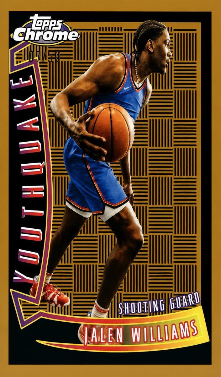 Jalen Williams 2023 topps Topps Chrome