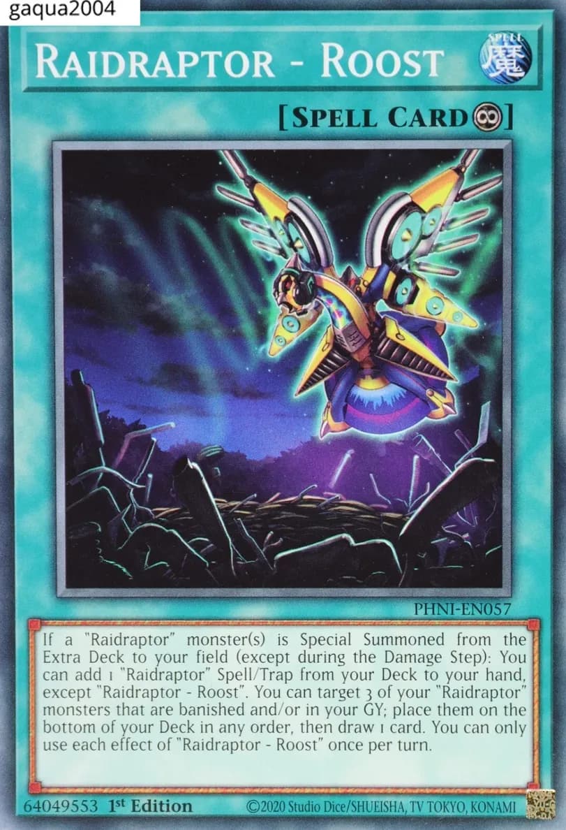 Raidraptor - Roost 2024 Yu-Gi-Oh! Phantom Nightmare
