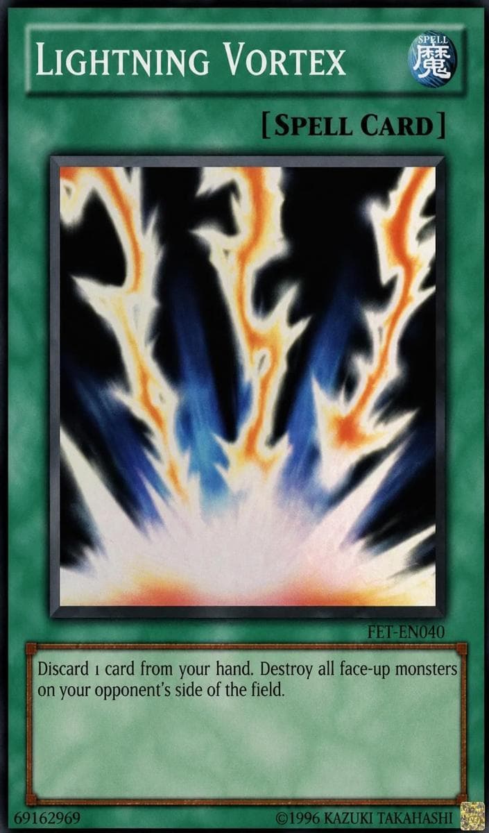 Lightning Vortex 2005 Yu-Gi-Oh! Flaming Eternity 1st Edition