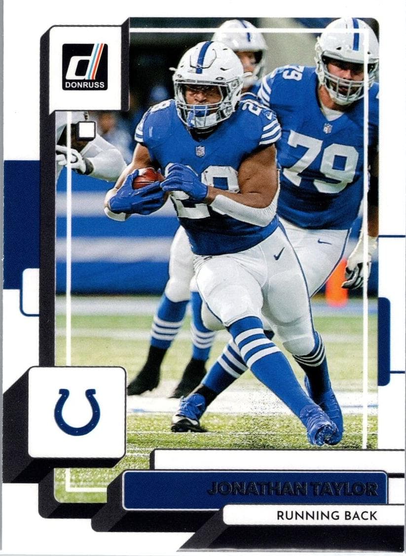 Jonathan Taylor 2022 panini Donruss