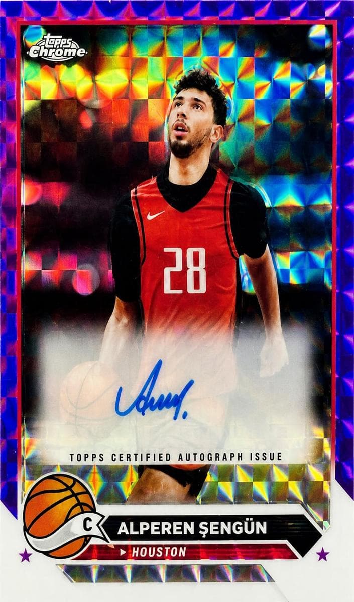 Alperen Şengün 2023 topps Topps Chrome