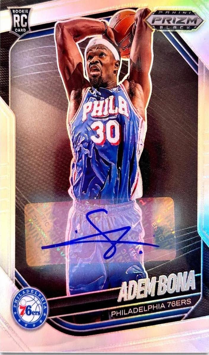 Adem Bona 2024 panini Panini Prizm Black