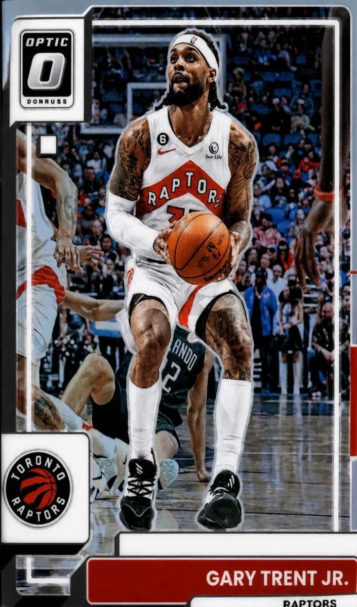 Gary Trent Jr. 2022 panini Donruss Optic