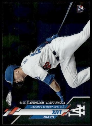 Gavin Lux 2020 topps Topps Chrome Update