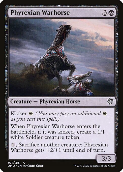 Phyrexian Warhorse 2022 Magic: The Gathering Dominaria United