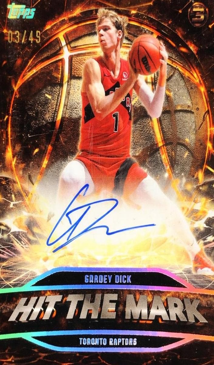 Gradey Dick 2025 topps Topps 3