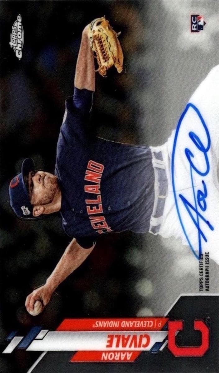 Aaron Civale 2020 topps Topps Chrome