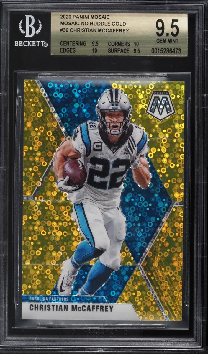 Christian McCaffrey 2020 panini Panini Mosaic