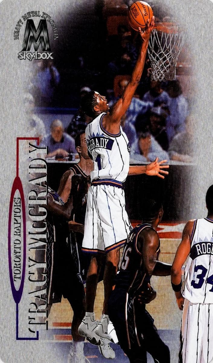Tracy McGrady 1998 skybox Molten Metal